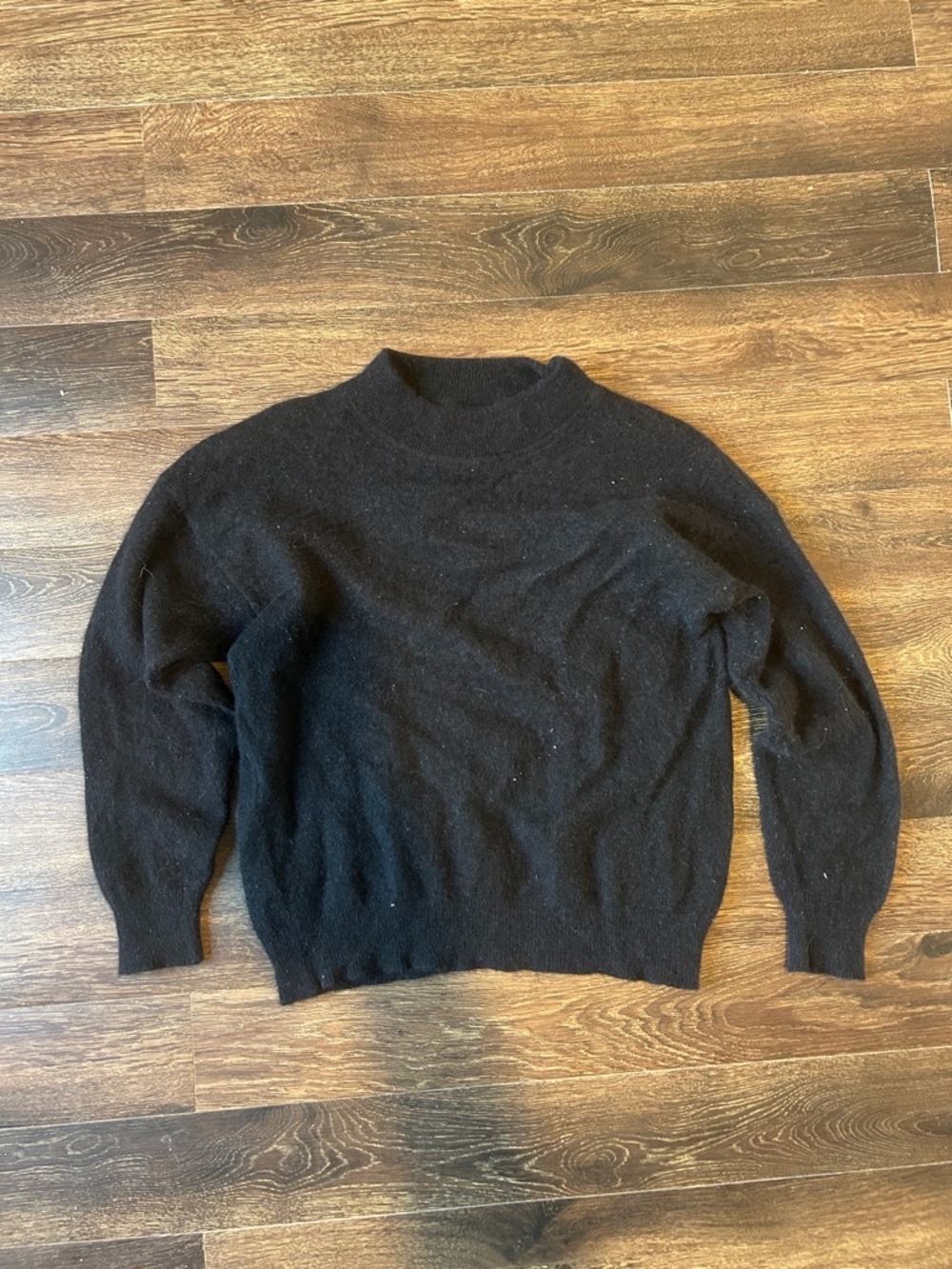 Women's Black Turtleneck Sweater - Cozy Classic Knit